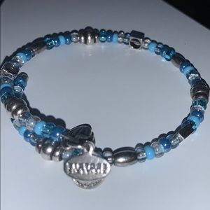 Alex & Ani beaded wrap bracelet